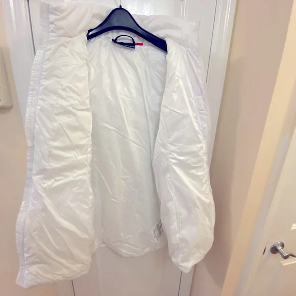 SPYDER women’s puffer jacket coat Snow White size L - Picture 3 of 4